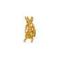 Preview: Brooche made from brass, goldplated