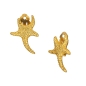 Preview: Ohrclips aus Messing, vergoldet