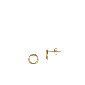 Earring made from brass, goldplated