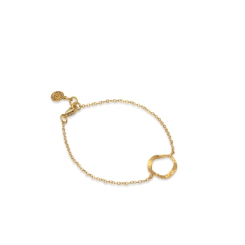 Armband aus Messing, vergoldet
