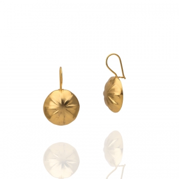 Earring made from brass, goldplated