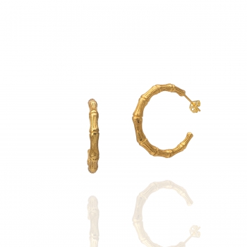 Earring made from brass, goldplated