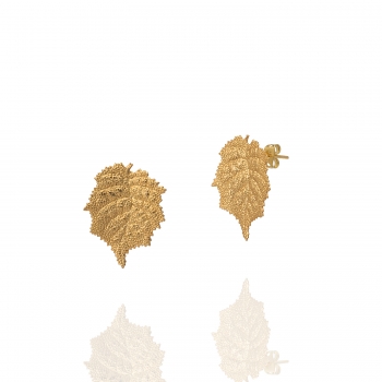 Earring made from brass, goldplated