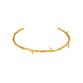 Bracelet made from brass, goldplated