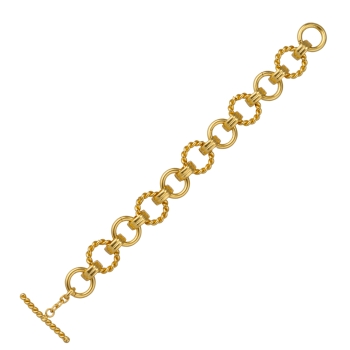 Armband aus Messing, vergoldet