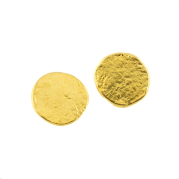 Earring made from brass, goldplated