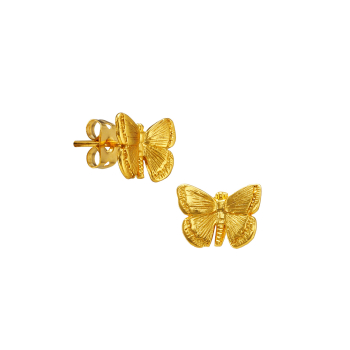 Earring made from brass, goldplated