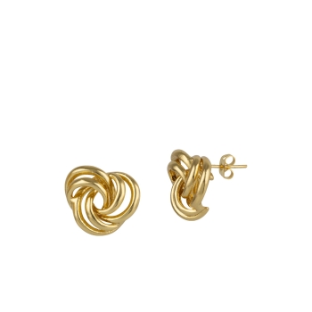 Earring made from brass, goldplated
