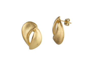 Earring made from brass, goldplated