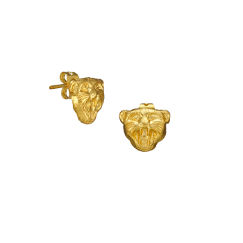 Ohrring aus Messing vergoldet