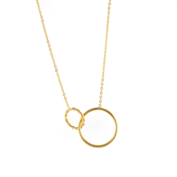 Kette aus Messing vergoldet