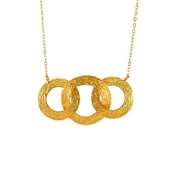 Kette aus Messing, vergoldet