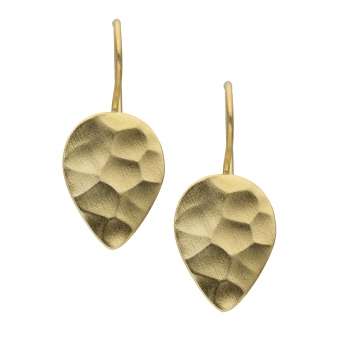 Earring made from brass, goldplated