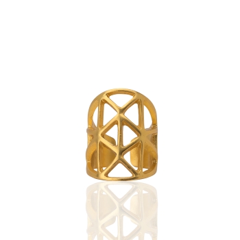 Ring made from brass, goldplated