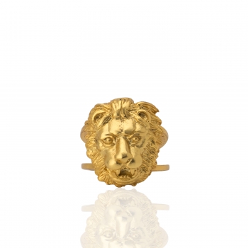 Ring made from brass, goldplated