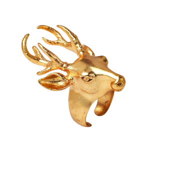 Ring aus Messing, vergoldet