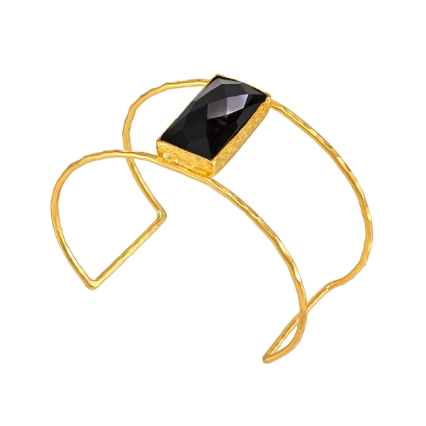 Large bracelet with one big labradorite