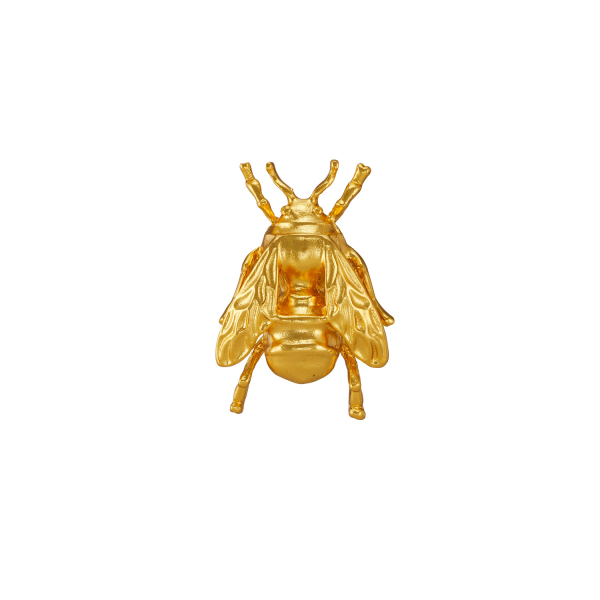 Brooche made from brass, goldplated