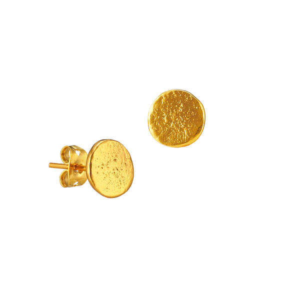 Ohrring aus Messing vergoldet