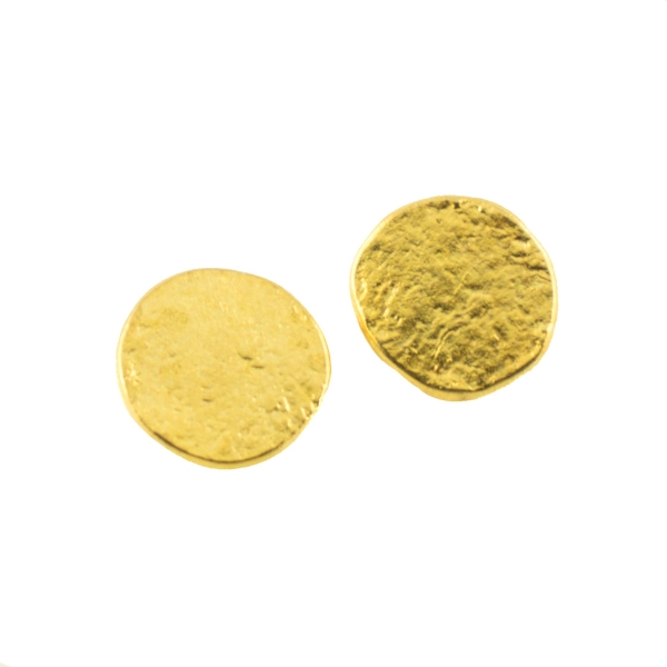 Earring made from brass, goldplated