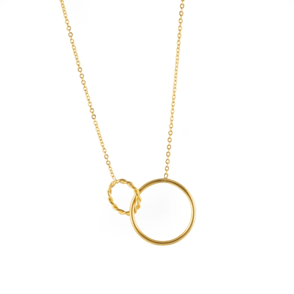 Kette aus Messing vergoldet