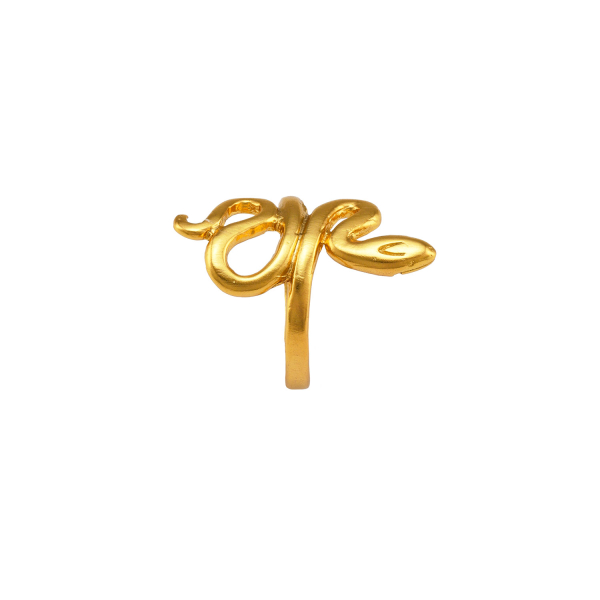 Ring made from brass, goldplated