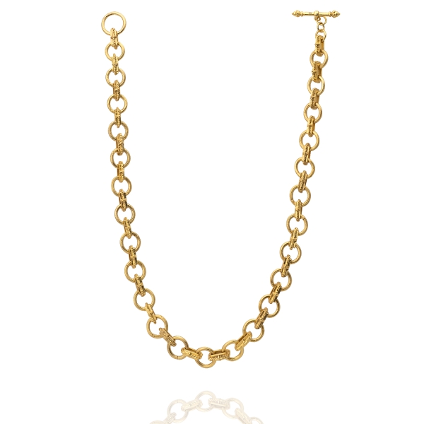 Kette aus Messing, vergoldet